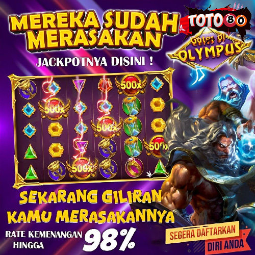 TOTO80 | Situs Resmi Slot Online Terpercaya dengan Permainan Paling Gacor